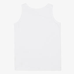 iDO Junior-Boys Soft White Knit Tank Duo | Childrensalon Outlet
