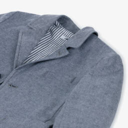 iDO Baby-Boys Stylish Navy Cotton Jacket | Childrensalon Outlet