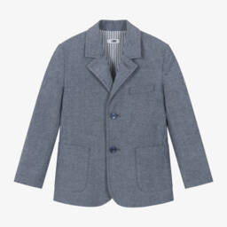 iDO Baby-Boys Stylish Navy Cotton Jacket | Childrensalon Outlet