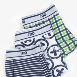 iDO Junior-مجموعة سراويل قطنية ثلاثية الألوان للأولاد | Childrensalon Outlet