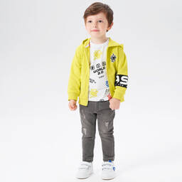 iDO Малыши-Белая хлопковая футболка | Childrensalon Outlet