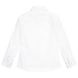 iDO Baby-Boys White Cotton Shirt | Childrensalon Outlet