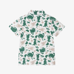 iDO Baby-Boys White Dino Adventure Polo | Childrensalon Outlet