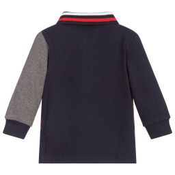 iDO Малыши-Colourblock Cotton Polo Shirt | Childrensalon Outlet