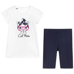 iDO Малыши-Топ из хлопка и синие шорты | Childrensalon Outlet