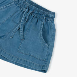 iDO Малыши-Шорты из лазурного шамбре для девочек с регулируемой талией | Childrensalon Outlet