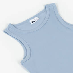 iDO Для младших-Топ без рукавов вязаный голубой для девочек | Childrensalon Outlet