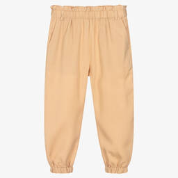 iDO Baby-Girls Beige Tapered Trousers | Childrensalon Outlet
