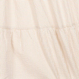 iDO Для младших-Бежево-белый топ и юбка в полоску | Childrensalon Outlet