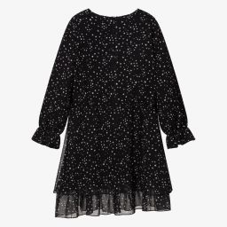 iDO Junior-Girls Black Dress & Necklace | Childrensalon Outlet