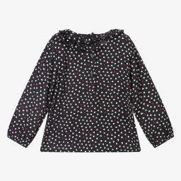 iDO Baby-بلوز تينز بناتي فيسكوز لون أسود | Childrensalon Outlet