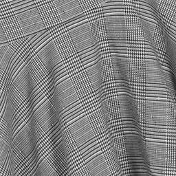 iDO Baby-فستان مزيج فيسكوز كاروهات لون أسود وأبيض | Childrensalon Outlet