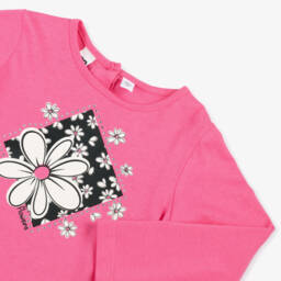 iDO Baby-Girls Blooming Pink Cotton Tee | Childrensalon Outlet
