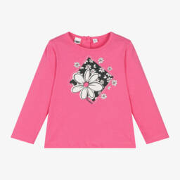iDO Baby-Girls Blooming Pink Cotton Tee | Childrensalon Outlet