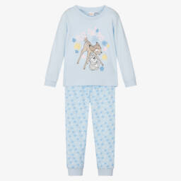 iDO Baby-طقم نوم قطني أزرق للبنات | Childrensalon Outlet