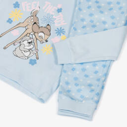 iDO Baby-طقم نوم قطني أزرق للبنات | Childrensalon Outlet