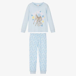 iDO Baby-طقم نوم قطني أزرق للبنات | Childrensalon Outlet