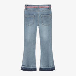 iDO Малыши-Girls Blue Denim Bootcut Jeans | Childrensalon Outlet