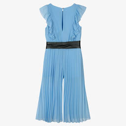 آي دو Junior-جمبسوت شيفون لون أزرق للبنات | Childrensalon Outlet