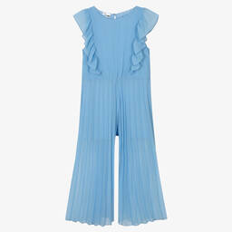 آي دو Junior-جمبسوت شيفون لون أزرق للبنات | Childrensalon Outlet