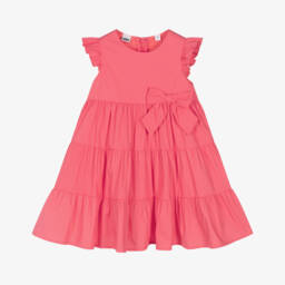 iDO Baby-Girls Blush Poplin Ruffle Dress | Childrensalon Outlet