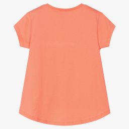 iDO Junior-Girls Coral Pink T-Shirt | Childrensalon Outlet
