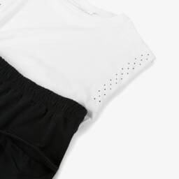 iDO Junior-طقم شورتات قطنية مزينة بالجواهر للبنات | Childrensalon Outlet