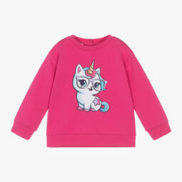 iDO Baby-Girls Cotton Pink Unicorn Top | Childrensalon Outlet