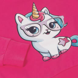 iDO Baby-Girls Cotton Pink Unicorn Top | Childrensalon Outlet