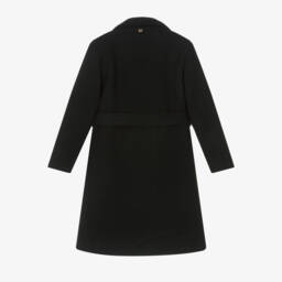 iDO Junior-Girls Elegant Black Coat | Childrensalon Outlet