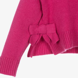 آي دو Baby-بلوفر محبوك لون زهري للبنات | Childrensalon Outlet