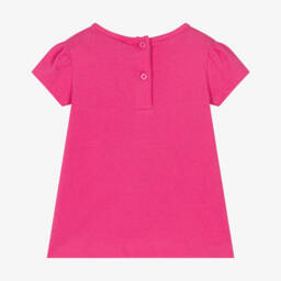 iDO Baby-Girls Fuchsia Starry Cotton Tee | Childrensalon Outlet
