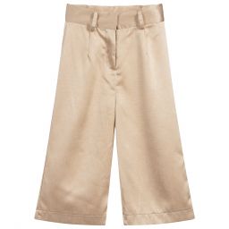 iDO Для младших-Girls Gold Satin Culottes | Childrensalon Outlet
