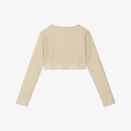 iDO Junior-كنزة محبوكة ذهبية براقة للبنات | Childrensalon Outlet