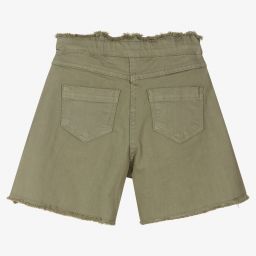 iDO Для младших-Зеленые хлопковые шорты для девочек | Childrensalon Outlet