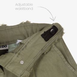 iDO Для младших-Зеленые хлопковые шорты для девочек | Childrensalon Outlet