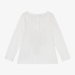 iDO Малыши-Girls Ivory Cotton Best Friend Top | Childrensalon Outlet