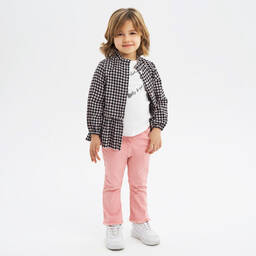 iDO Малыши-Кремовый хлопковый топ с сердцем | Childrensalon Outlet