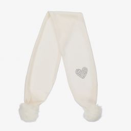 آي دو Baby-سكارف قطن محبوك لون عاجي للبنات | Childrensalon Outlet