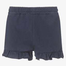 iDO Малыши-Синие хлопковые шорты для девочек | Childrensalon Outlet
