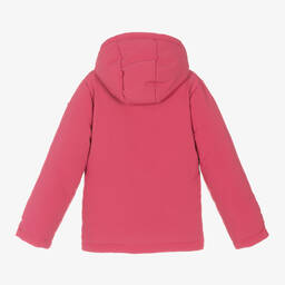 iDO Junior-Girls Pink & Black Jacket  | Childrensalon Outlet