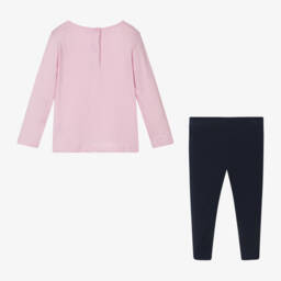 iDO Baby-Girls Pink & Blue Leggings Ensemble | Childrensalon Outlet