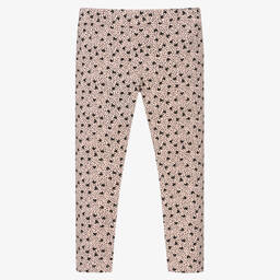 iDO Малыши-Розовые хлопковые легинсы с сердечками | Childrensalon Outlet