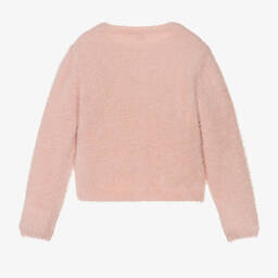 iDO Малыши-Розовый пушистый кардиган для девочек | Childrensalon Outlet