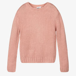 iDO Для младших-Girls Pink Knitted Sweater | Childrensalon Outlet