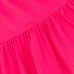 iDO Малыши-Розовое многоярусное платье из хлопка | Childrensalon Outlet