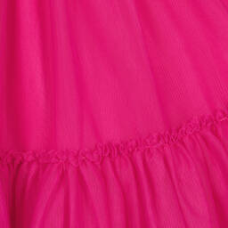 iDO Малыши-Girls Pink Tulle Ruffle Dress | Childrensalon Outlet