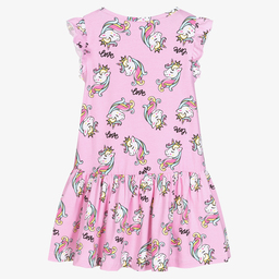 iDO Baby-Girls Pink Unicorn Dress | Childrensalon Outlet