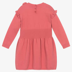 iDO Baby-Girls Rose Pink Knitted Dress | Childrensalon Outlet