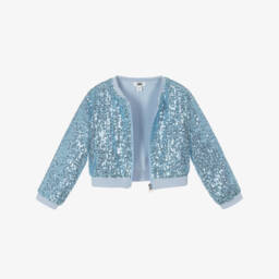 iDO Малыши-Блестящий синий жакет из тюля для девочек | Childrensalon Outlet